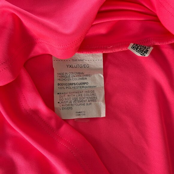 Under Armour Heatgear Hot Pink Long Sleeve Athletic Performance Top - Picture 7 of 9